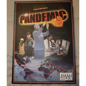Pandemic Board Game - Z-Man Games - All Pieces Verified - 2-4 Players/13+